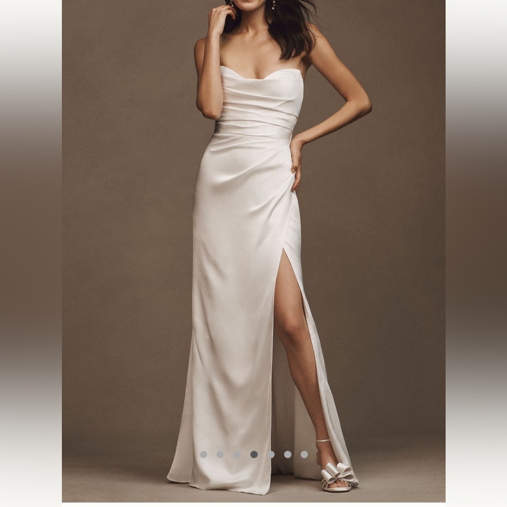 Jenny Yoo Angelina Sweetheart Satin Wedding Gown